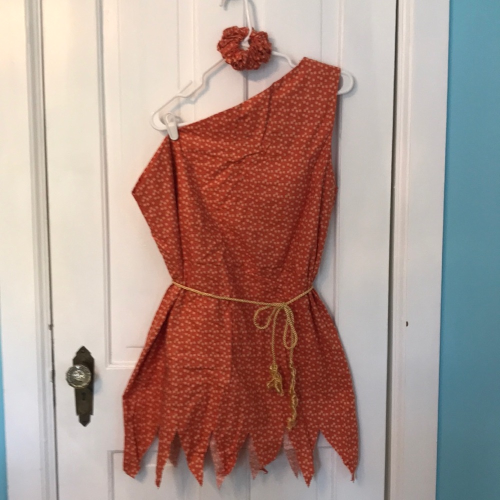 Cave girl handmade costume